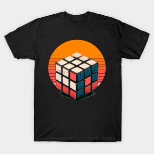 Retro speed cube puzzle T-Shirt